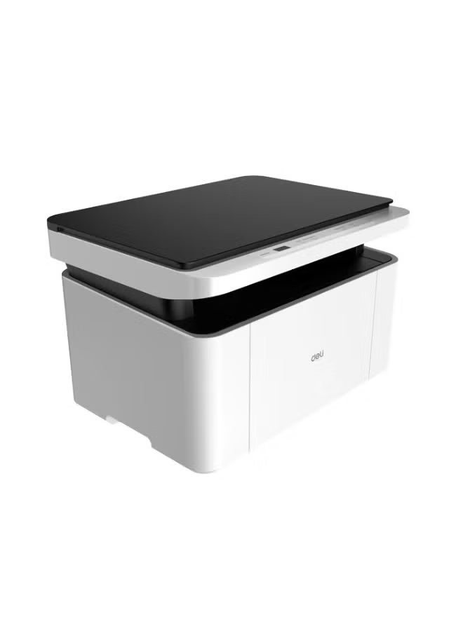 ديلي طابعة ليزر أحادية اللون Deli M1820W | طباعة نسخ مسح | 20 صفحة في الدقيقة | 1200×600 نقطة في البوصة | USB + واي فاي + بلوتوث | تطبيق Deli | حبر 1600 صفحة | طابعة مكتبية مدمجة A4 - Image 1